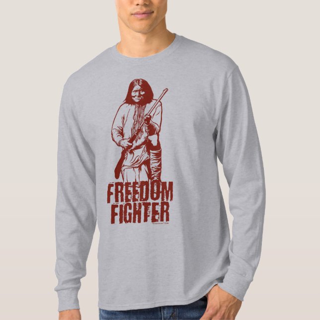 Freedom Fighter Geronimo T-shirt - Customized (Front)
