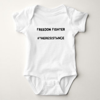Freedom Fighter, #TheResistance Baby Bodysuit