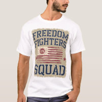 Freedom Fighters Squad 1776 Flag USA Inde