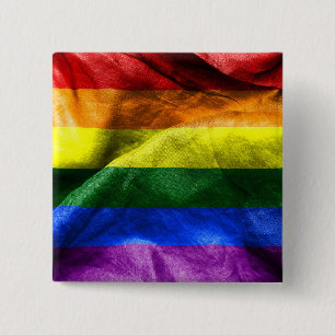 Freedom Flag 2 Inch Square Button