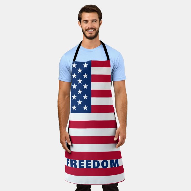 Freedom Flag - horizontal Apron (Worn)