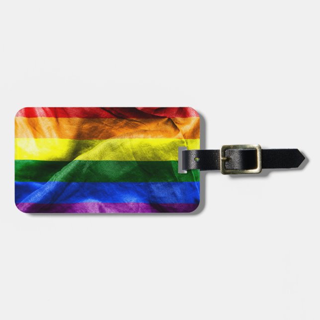Freedom Flag Luggage Tag (Front Horizontal)
