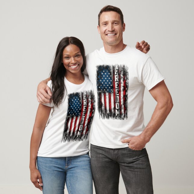 Freedom Flag, Patriotic T-Shirt (Unisexe)