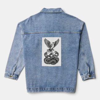 Freedom Flight: Dove Rises Denim Jacket