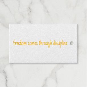 Freedom Foil Gift Tag