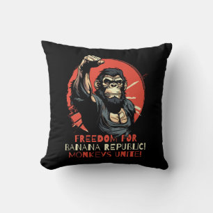 Freedom for Banana Republik Throw Pillow