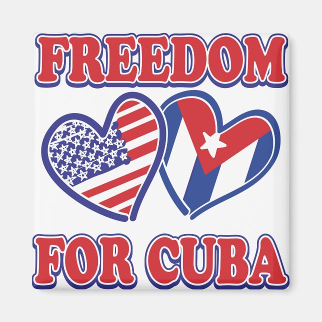 Freedom-For-CUBA Magnet (Front)