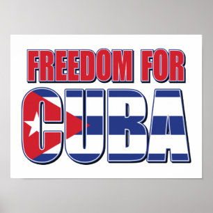 Freedom for Cuba Poster