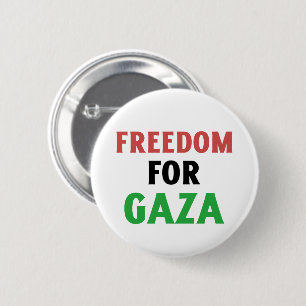 Freedom For Gaza Gaza Genocide  2 Inch Round Button
