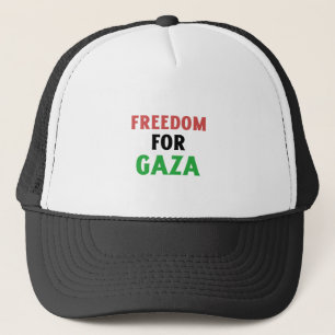Freedom For Gaza Gaza Genocide  Trucker Hat