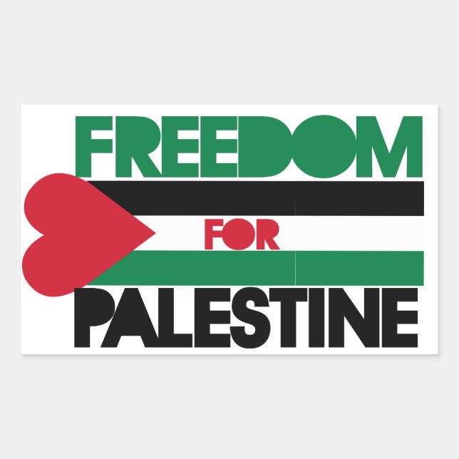 Freedom for Palestine Sticker (Front)