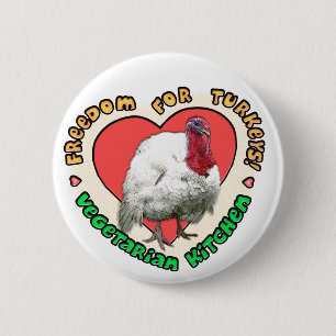 Freedom for Turkeys! 2 Inch Round Button