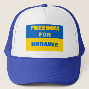FREEDOM FOR UKRAINE TRUCKER HAT