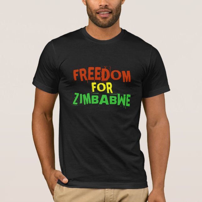 FREEDOM FOR ZIMBABWE T-Shirt (Front)
