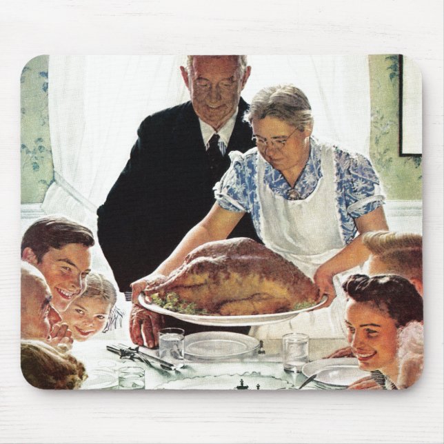 Freedom From Want Mouse Pad (Front)