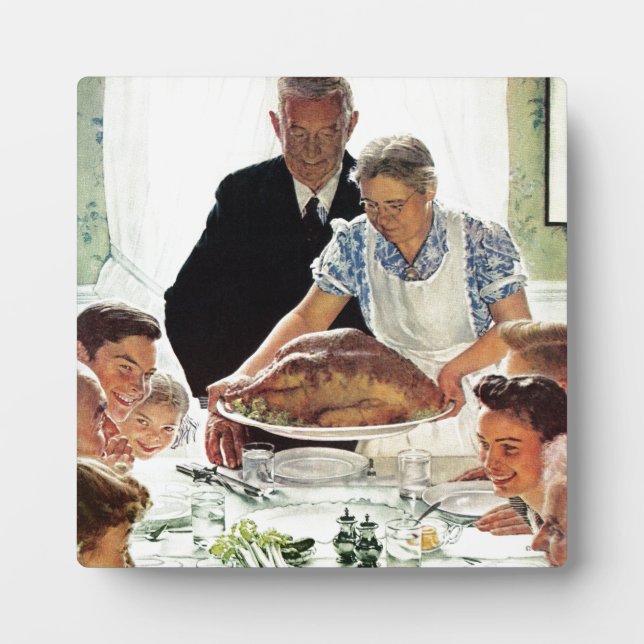 Freedom From Want Plaque (Front)