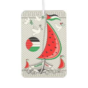 Freedom Global Sumud Flotilla Boats to Gaza Air Freshener