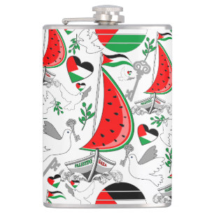 Freedom Global Sumud Flotilla Boats to Gaza Hip Flask