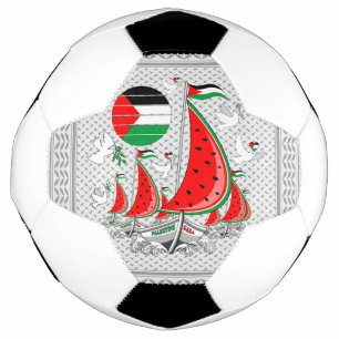 Freedom Global Sumud Flotilla Boats to Gaza Soccer Ball