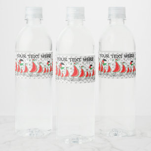 Freedom Global Sumud Flotilla Boats to Gaza Water Bottle Label