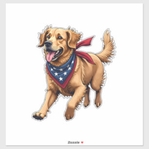 Freedom Golden Retriever Vintage Engraving Shirt 4