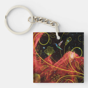 Freedom - Hummingbird Keychain