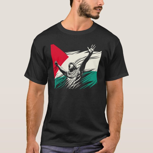 Freedom in Motion Palestine T-Shirt (Front)