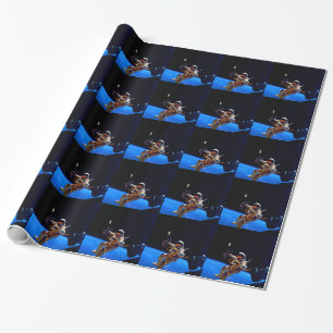 Freedom in outer space Nasa Astronaut Wrapping Paper