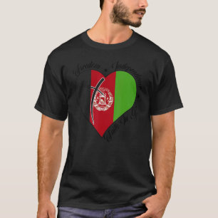 Freedom Independence Faith In God   Christian Afgh T-Shirt