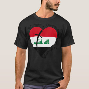 Freedom Independence Faith In God   Christian Iraq T-Shirt