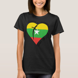 Freedom Independence Faith In God Christian Myanm T-Shirt