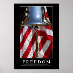Freedom: Inspirational Quote 1 Poster