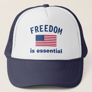 Freedom is essential Trucker Hat