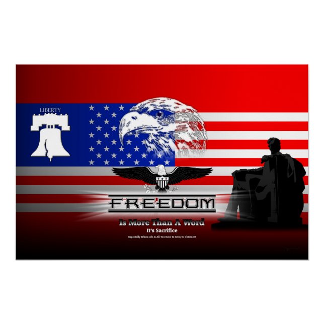 Freedom Is More Than A Word Hz Perfect Poster (Front)