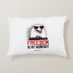 Freedom is my Homeboy Accent Pillow