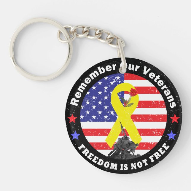 FREEDOM IS NOT FREE KEYCHAIN (Front)