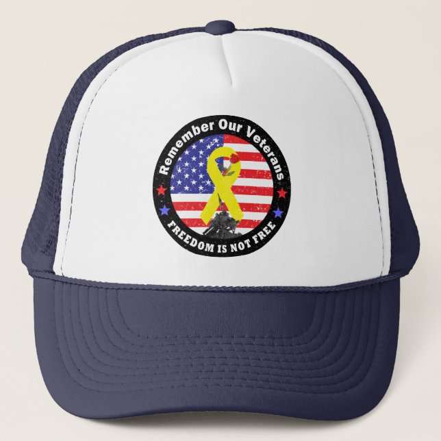 FREEDOM IS NOT FREE TRUCKER HAT (Front)