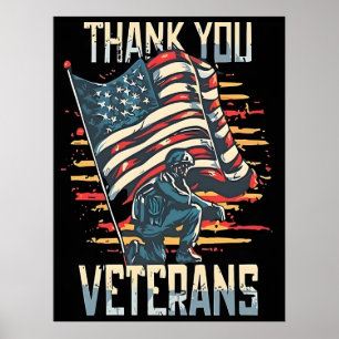Freedom Isn’t Free—Thank a Veteran 2025 Poster