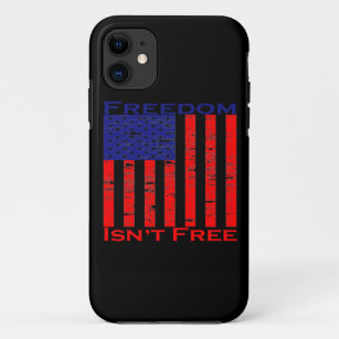 Freedom Isnt Free American Flag Case-Mate iPhone Case