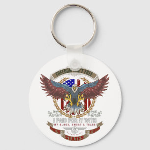 Freedom Isn't Free Keychain