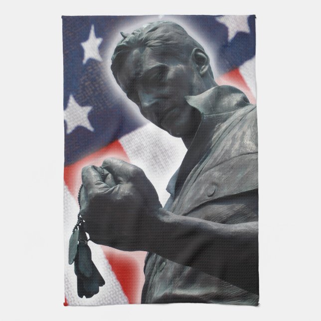 Freedom Isn't Free! Kitchen Towel (Vertical)