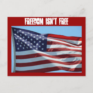 Freedom Isn't Free Postcard