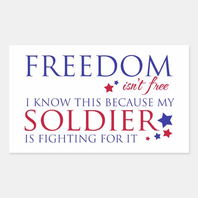 Freedom isn't Free Sticker (Front)