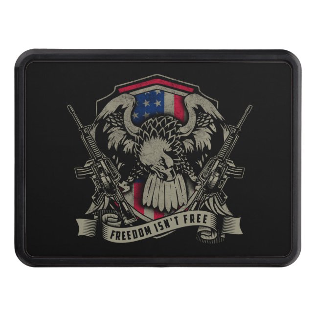 Freedom isn't Free Trailer Hitch Cover (Front)