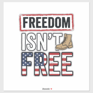 Freedom Isnt Free Vintage Patriotic Shirt Design_1