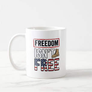 Freedom Isnt Free Vintage Patriotic Shirt Design_1 Coffee Mug