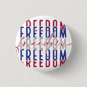 Freedom Kamala Harris 1 Inch Round Button
