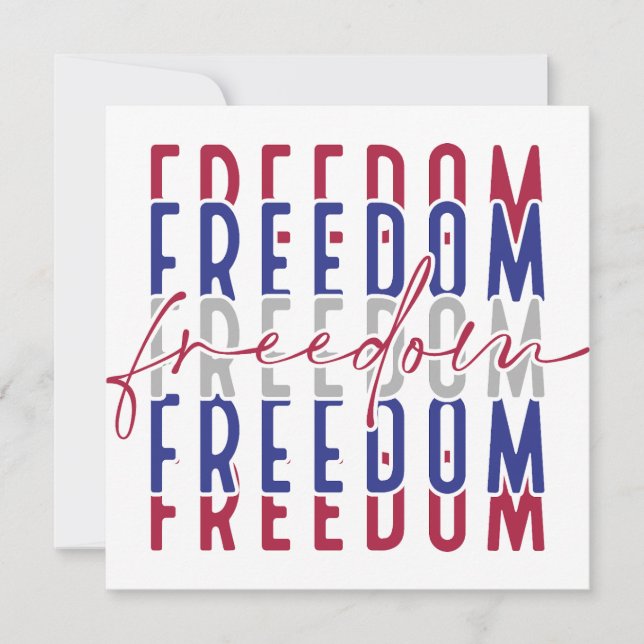 Freedom Kamala Harris Invitation (Front)