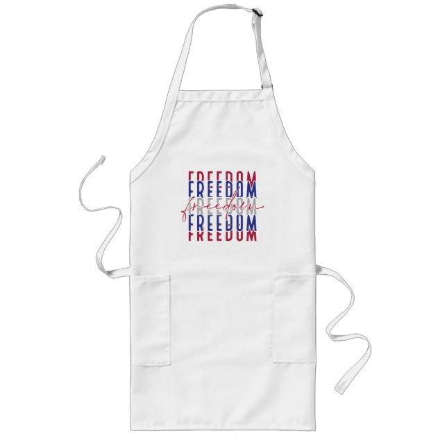 Freedom Kamala Harris Long Apron (Front)
