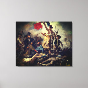Freedom leads the people - Eugène Delacroix Canvas Print